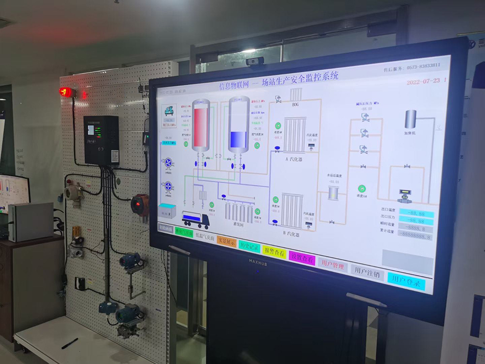 液化氣LNG/LPG儲罐區集中監控現場實拍
